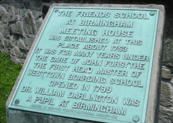 The friends school at Birmingham meeting house